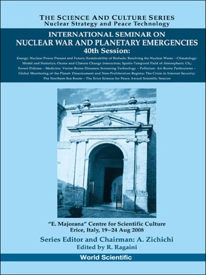 cover image of International Seminar On Nuclear War and Planetary Emergencies--40th Session